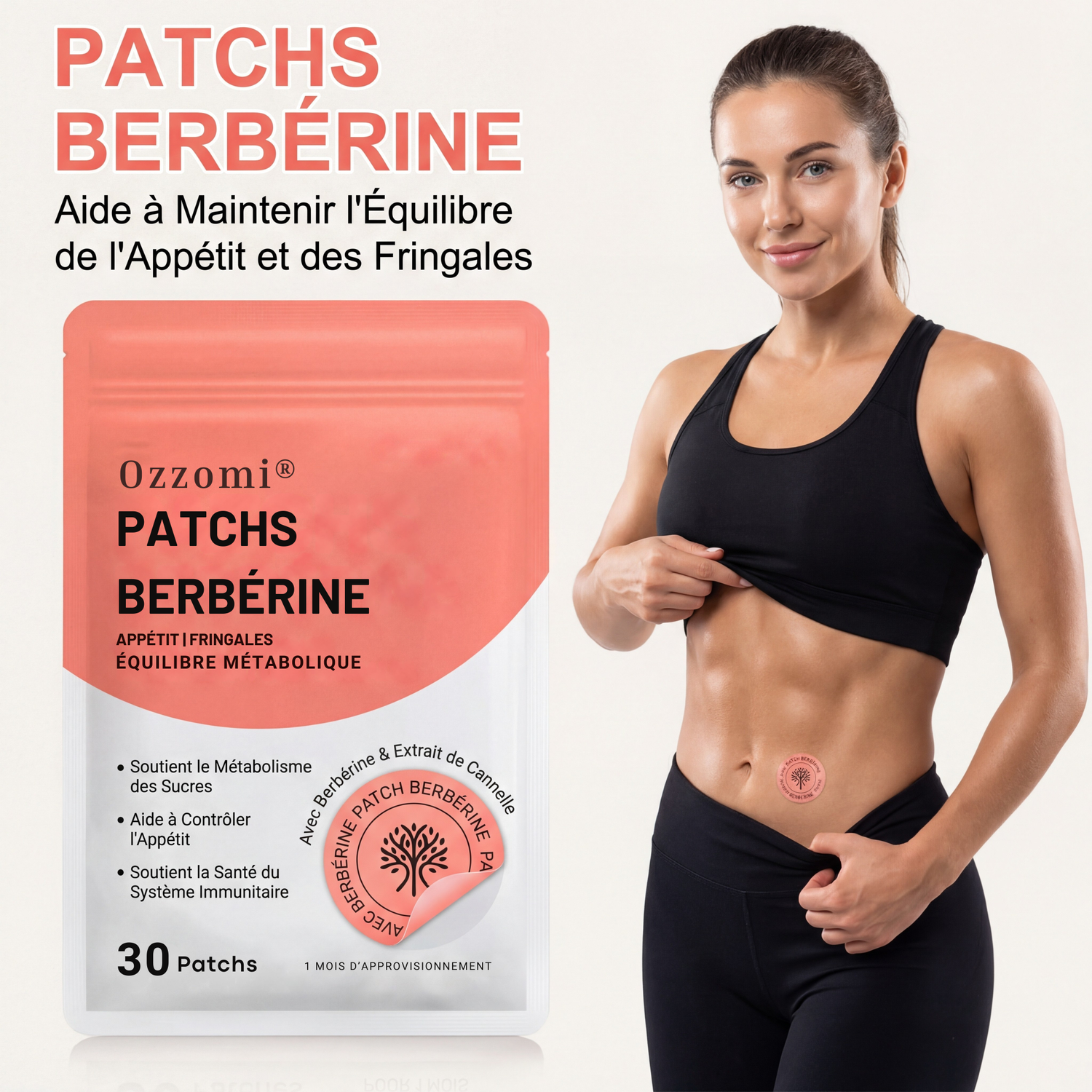 Patchs Berbérine : Soutien Métabolique Avancé Ozzomi