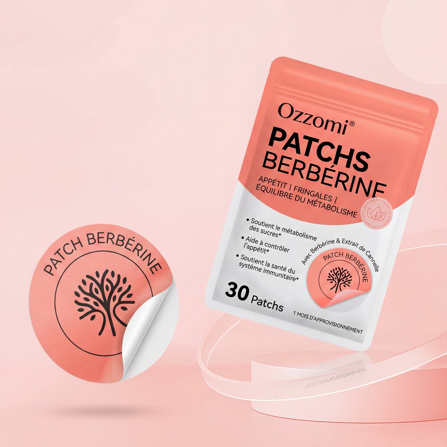 Patchs Berbérine : Soutien Métabolique Avancé Ozzomi